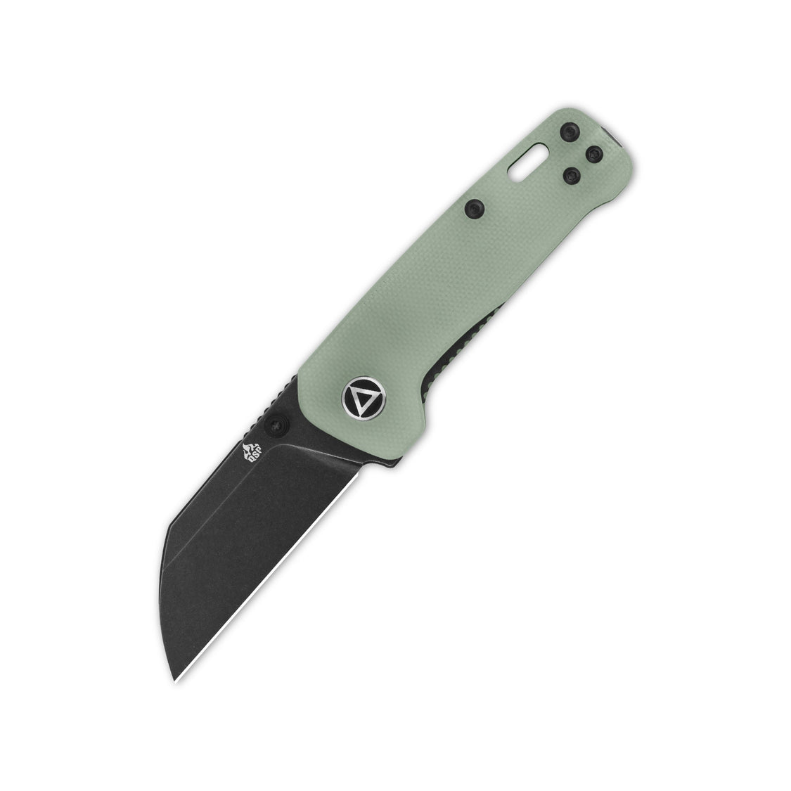 QSP Penguin Mini QS130XS-F2 14C28N Blade with Jade G10 Handle Liner Lock Pocket Knife