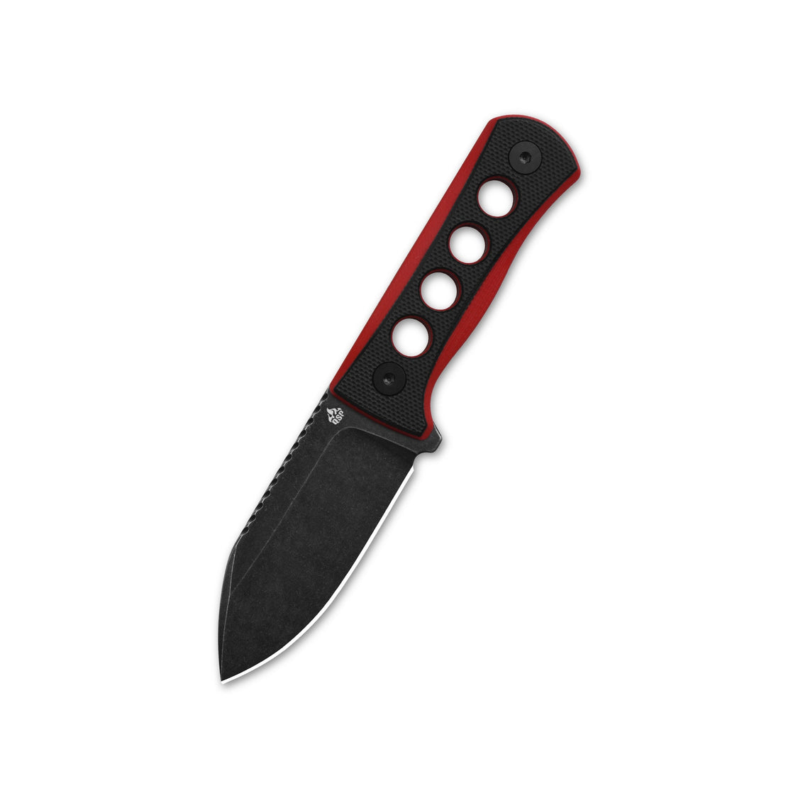 QSP Canary QS141-B2 14C28N blade Black/Red G10 handle with Kydex sheath Neck knife