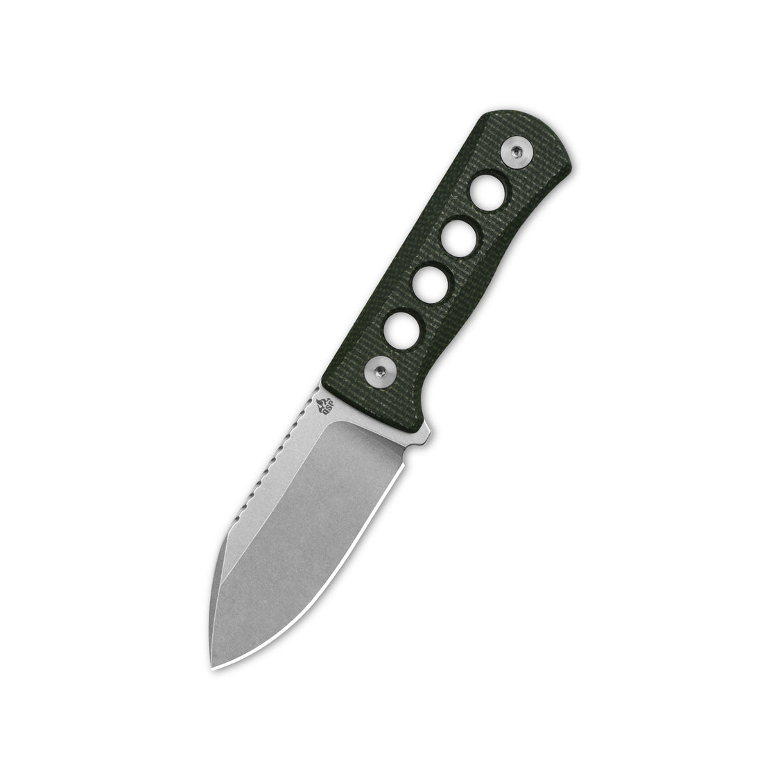 QSP Canary QS141-C1 14C28N blade Green Micarta handle with Kydex sheath Neck knife