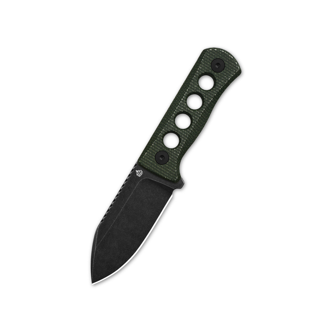 QSP Canary QS141-C2 14C28N blade Green Micarta handle with Kydex sheath Neck knife