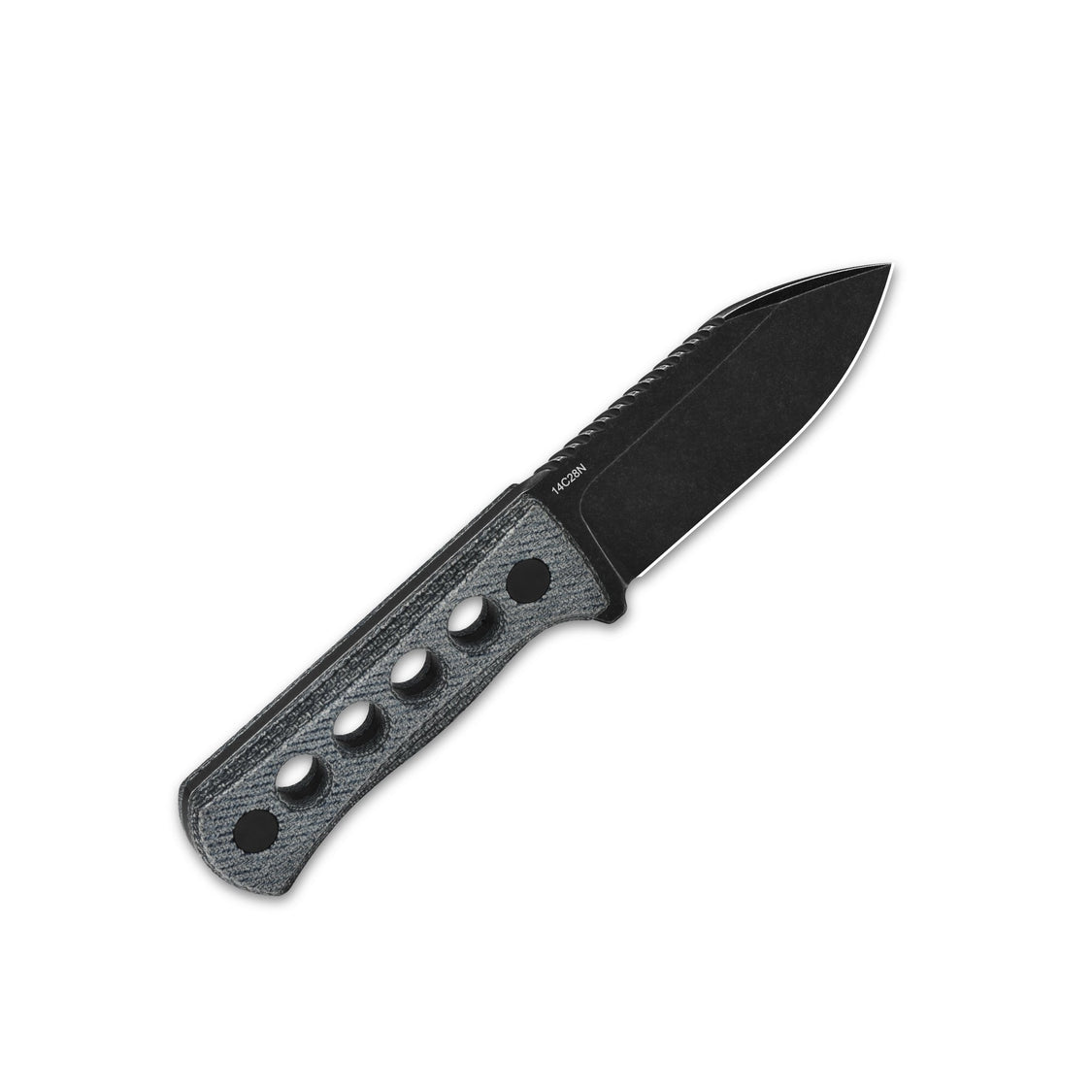 QSP Canary QS141-D2 14C28N blade Denim Micarta handle with Kydex sheath Neck knife
