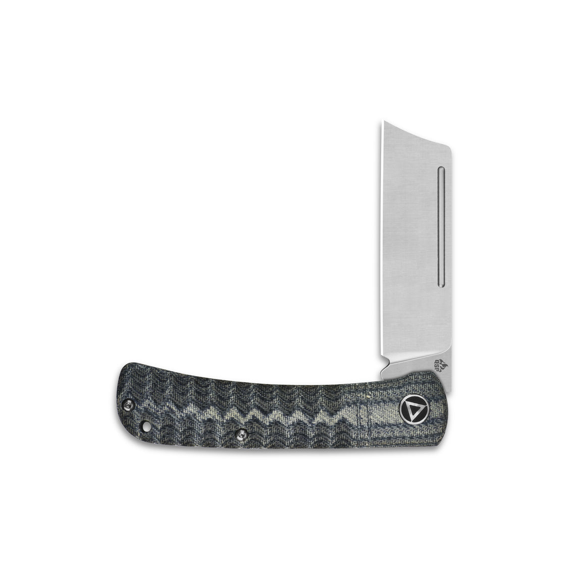 QSP Hedgehog QS142-B 14C28N blade Micarta Handle-Cleaver Slip Joint Pocket Knife
