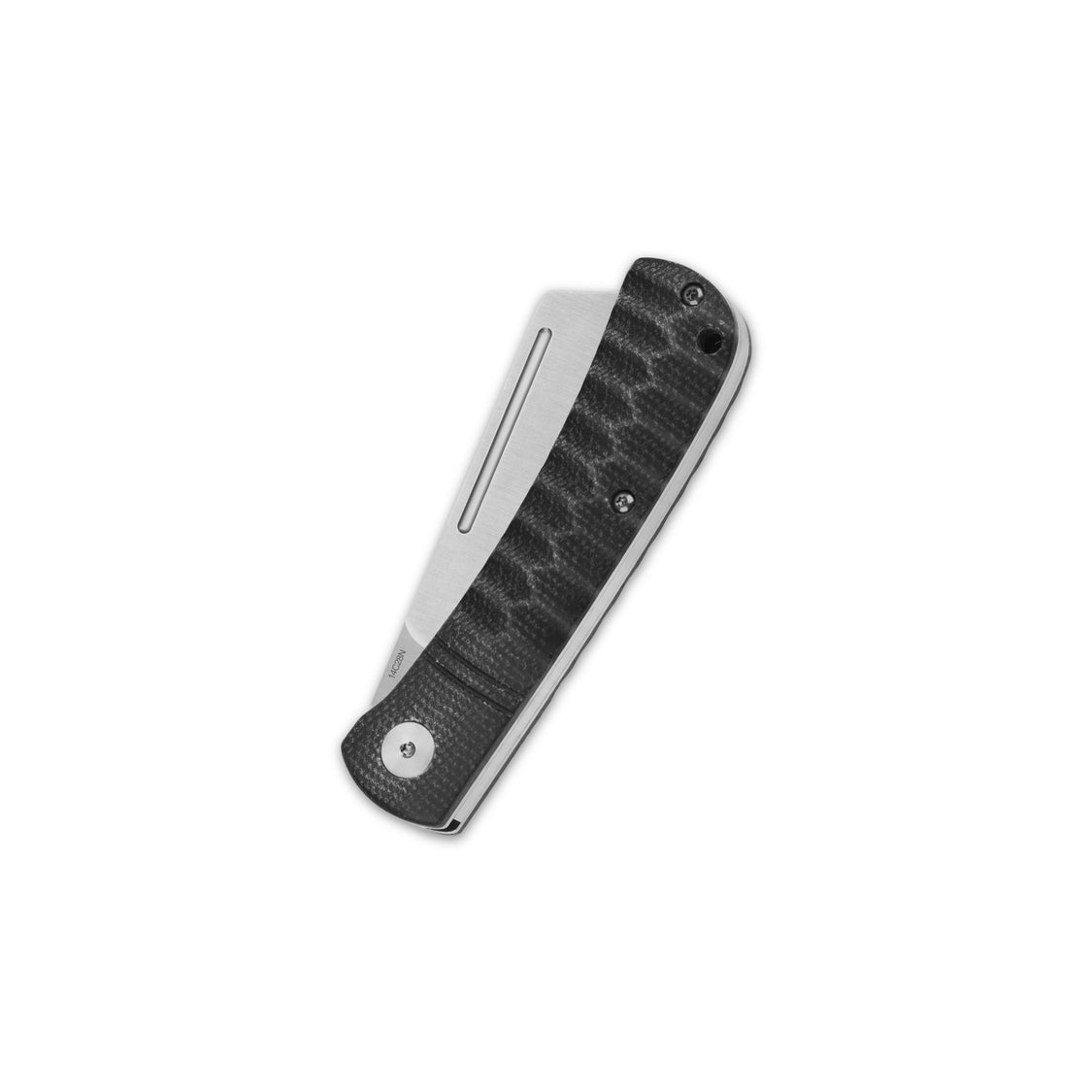 QSP Hedgehog QS142-E 14C28N blade Micarta Handle-Cleaver Slip Joint Pocket Knife