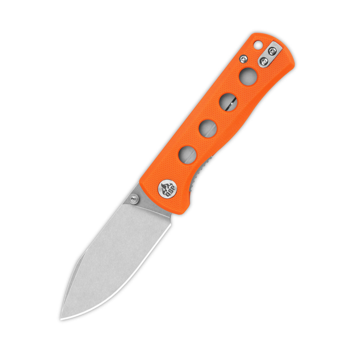 QSP Canary Folder QS150-B1 14C28N Blade Orange G10 Handle Liner Lock Pocket Knife