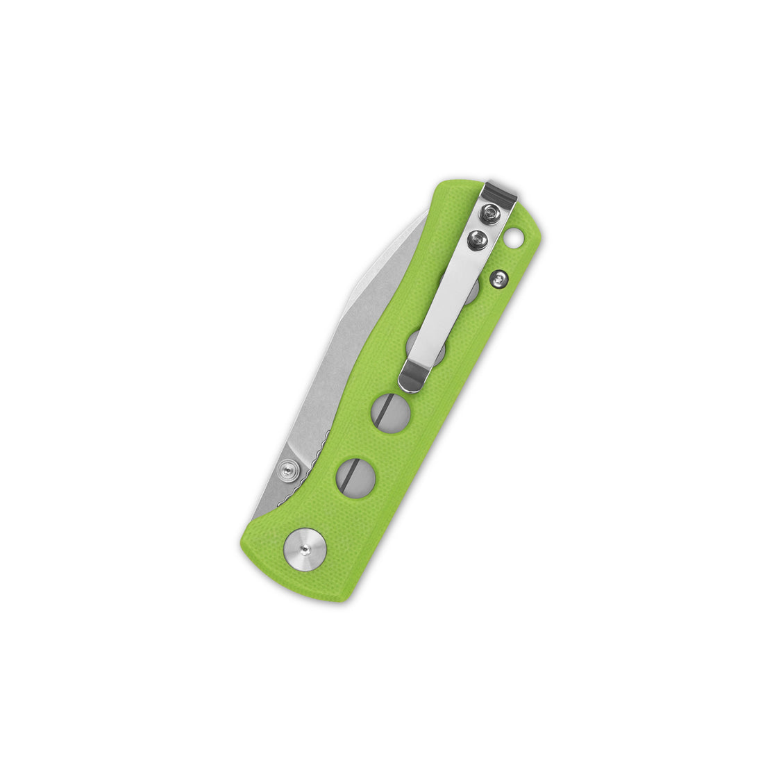 QSP Canary Folder QS150-C1 14C28N Blade Neon G10 Handle Liner Lock Pocket Knife
