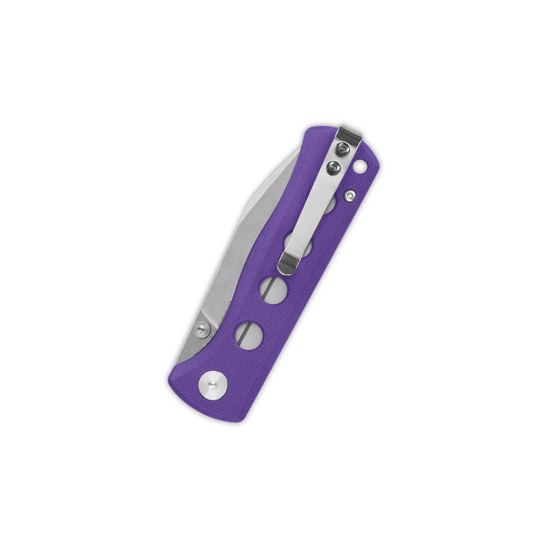 QSP Canary Folder QS150-D1 14C28N Blade Purple G10 Handle Liner Lock Pocket Knife