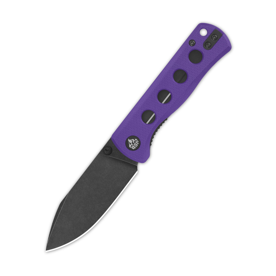 QSP Canary Folder QS150-D2 14C28N Blade Purple G10 Handle Liner Lock Pocket Knife