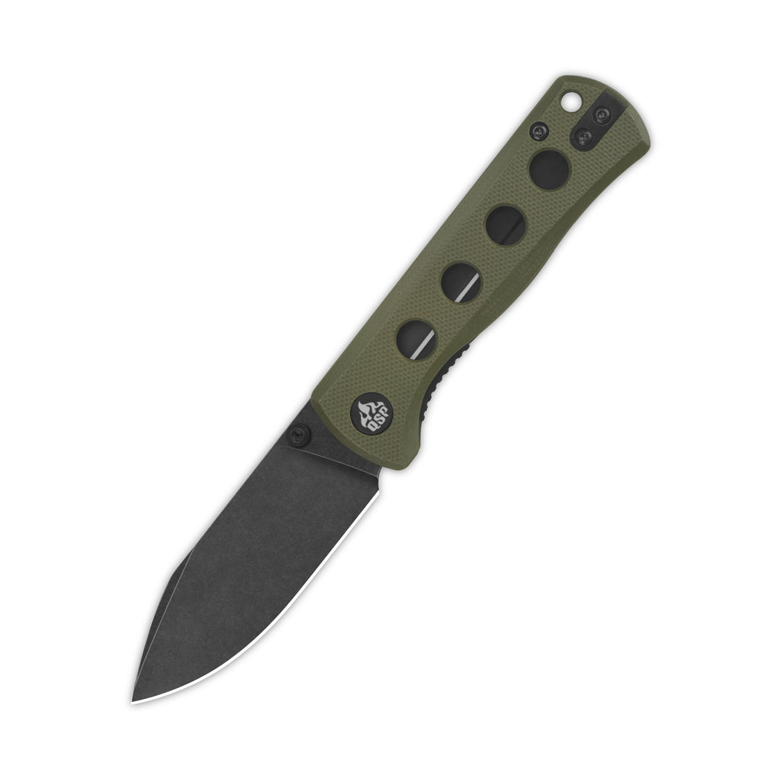 QSP Canary Folder QS150-F2 14C28N Blade Olive Green G10 Handle Liner Lock Pocket Knife