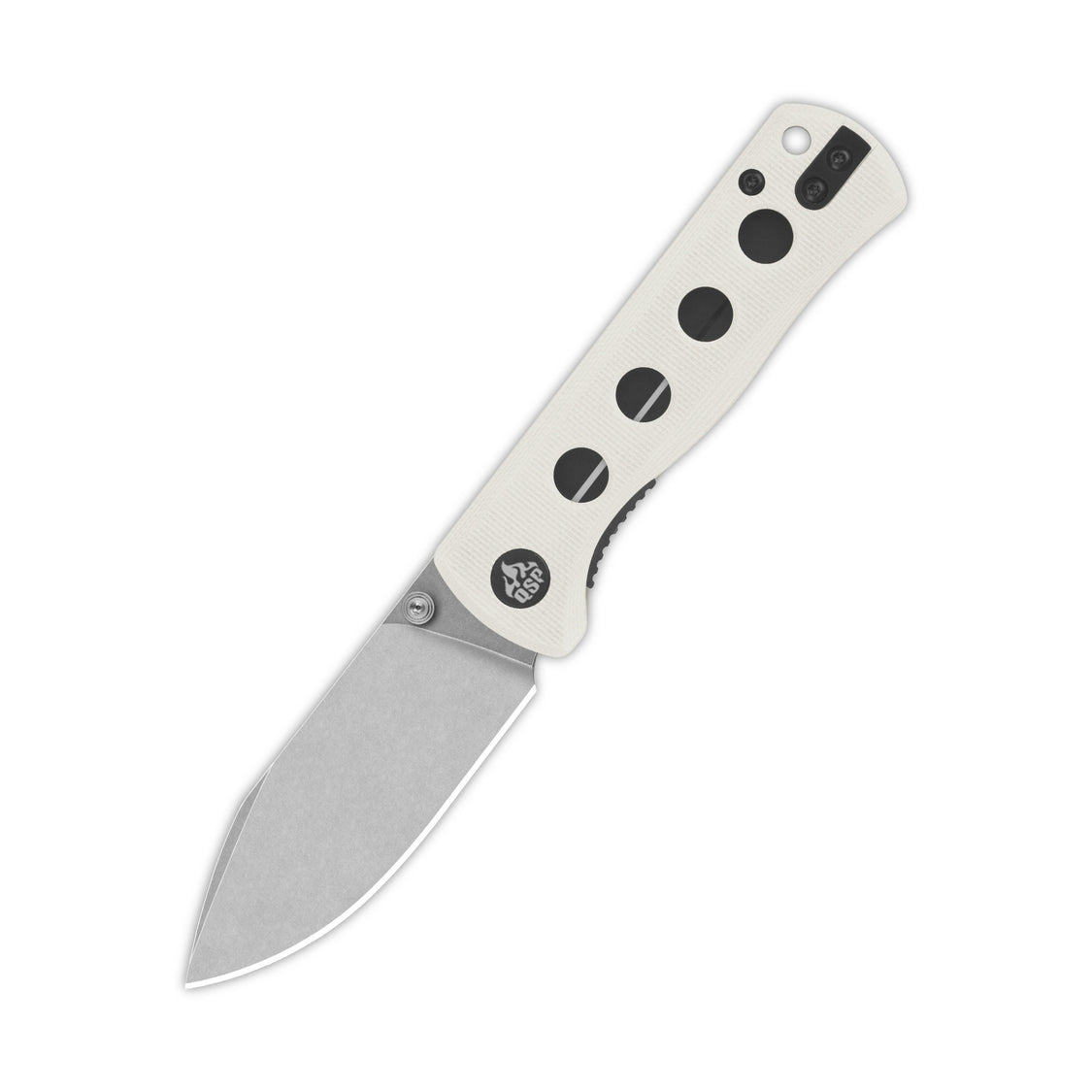 QSP Canary Folder QS150-G1 14C28N Blade White G10 Handle Liner Lock Pocket Knife