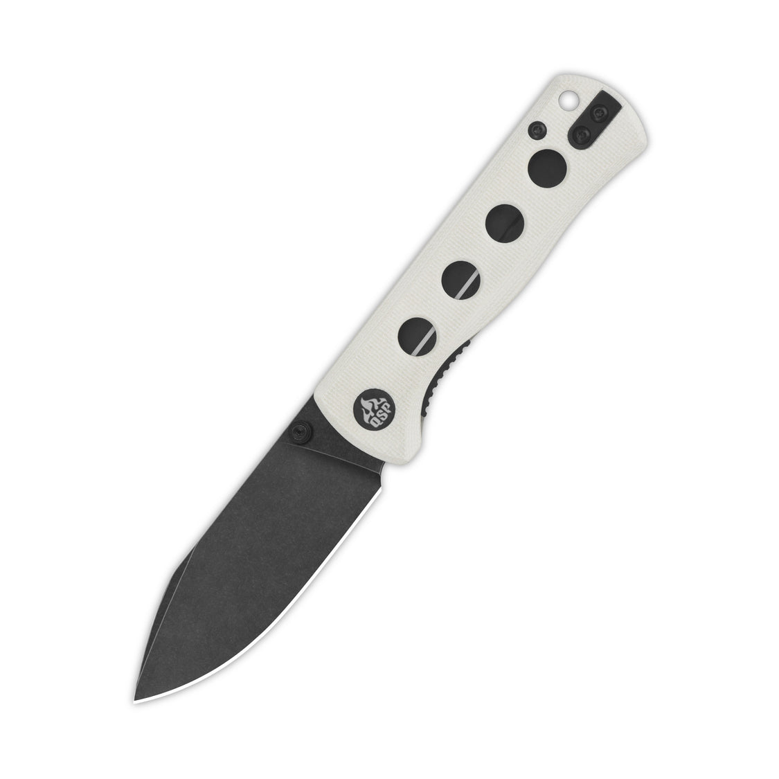 QSP Canary Folder QS150-G2 14C28N Blade White G10 Handle Liner Lock Pocket Knife