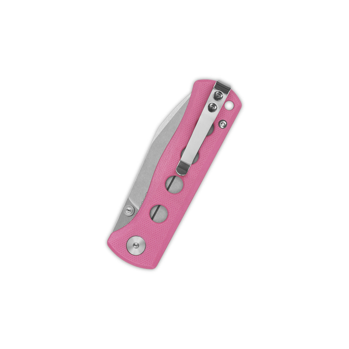 QSP Canary Folder QS150-H1 14C28N Blade Pink G10 Handle Liner Lock Pocket Knife
