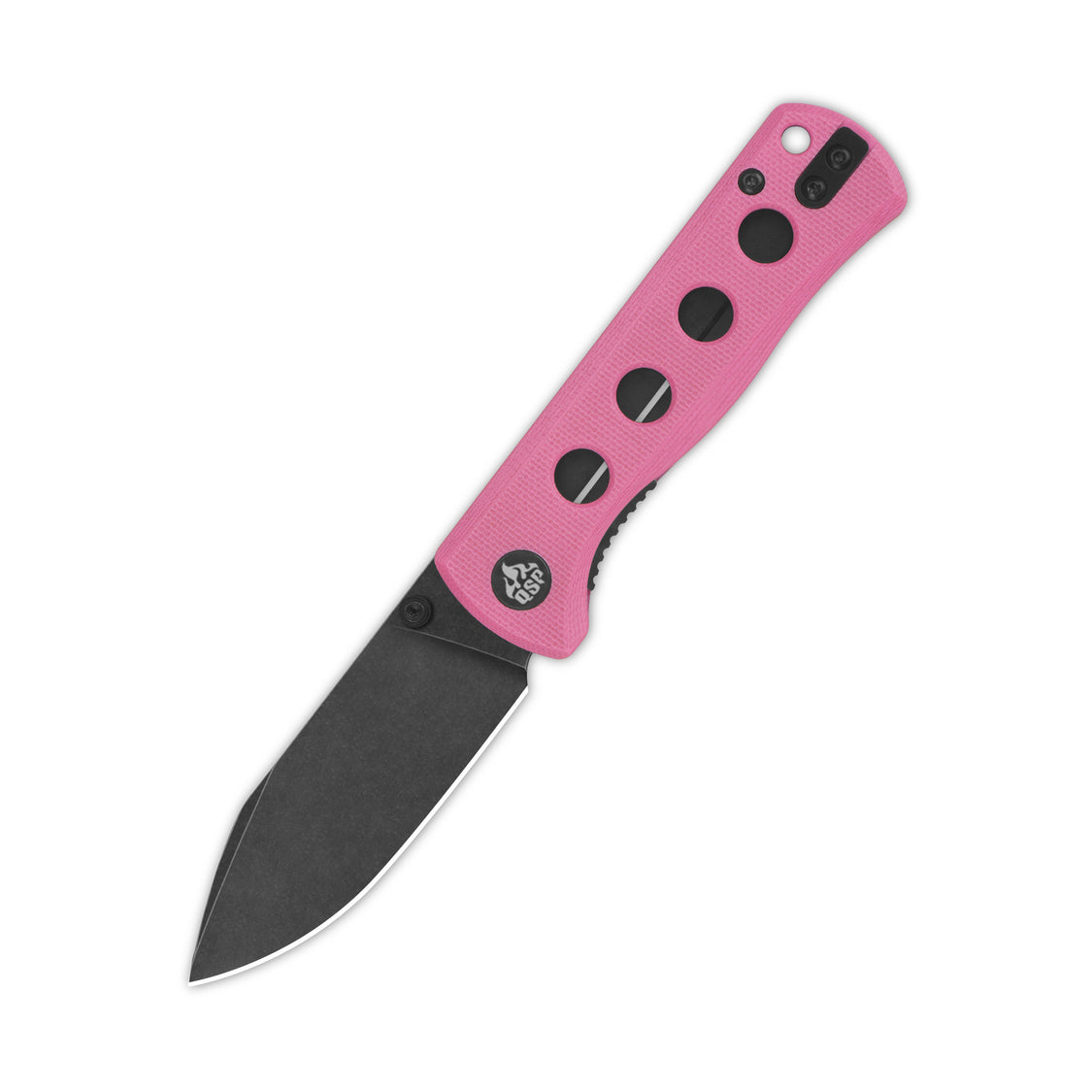 QSP Canary Folder QS150-H2 14C28N Blade Pink G10 Handle Liner Lock Pocket Knife