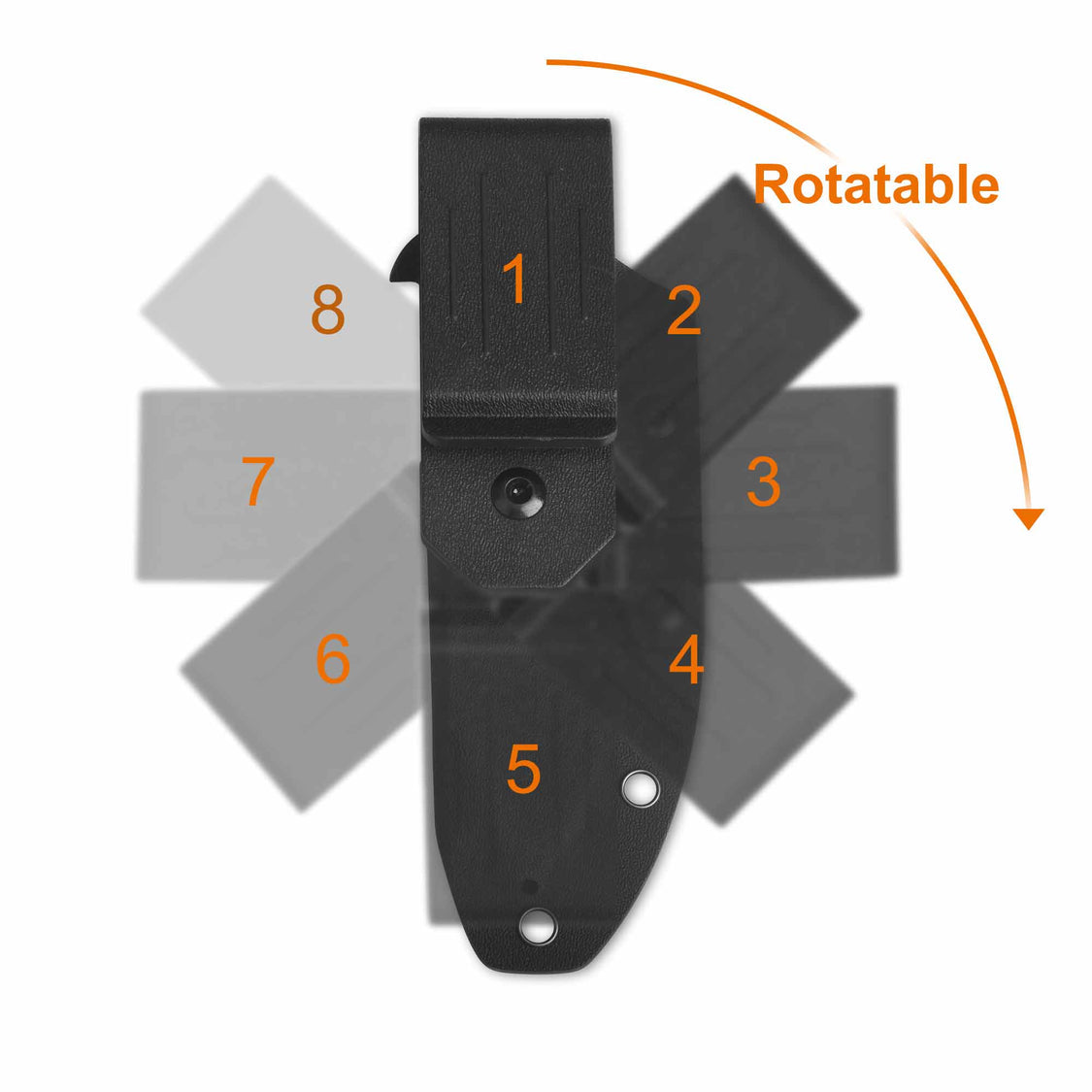 QSP QS155-A2 Canary Fixed Blade Knife Cr8Mo2VSi(DC53) Blade Dark Brown Micarta Handle