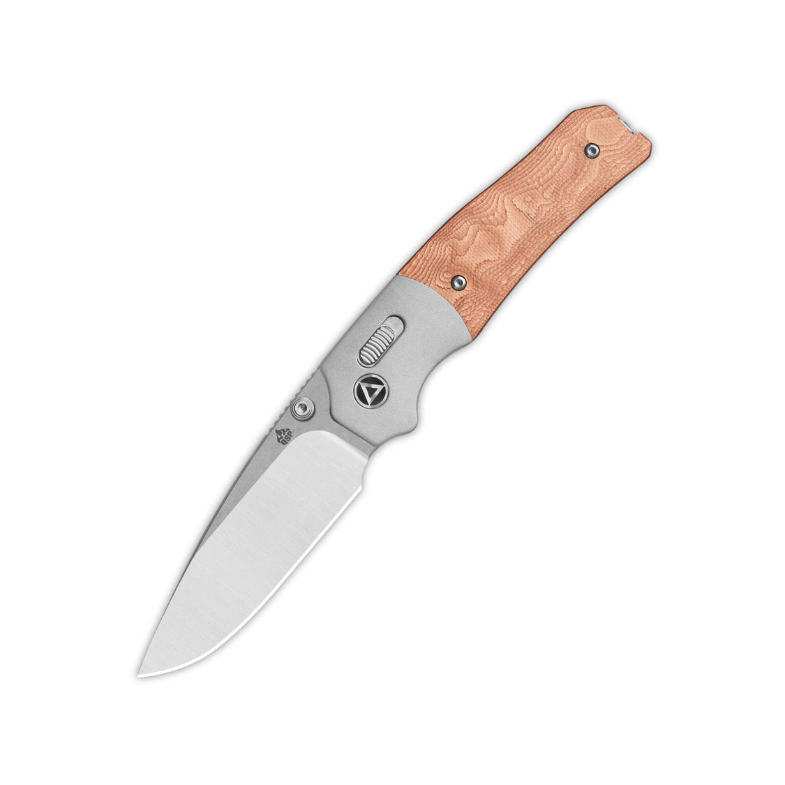 QSP Vault QS157-D1 14C28N Blade G10 with Copper Foil Handle Glyde Lock Pocket Knife