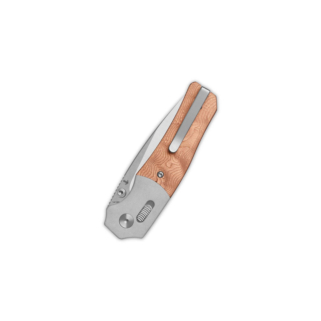 QSP Vault QS157-D1 14C28N Blade G10 with Copper Foil Handle Glyde Lock Pocket Knife