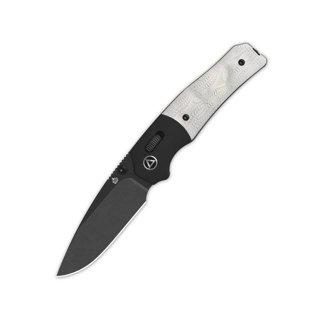 QSP Vault QS157-E2 Black 14C28N Blade G10 with Aluminum Foil Handle Glyde Lock Pocket Knife