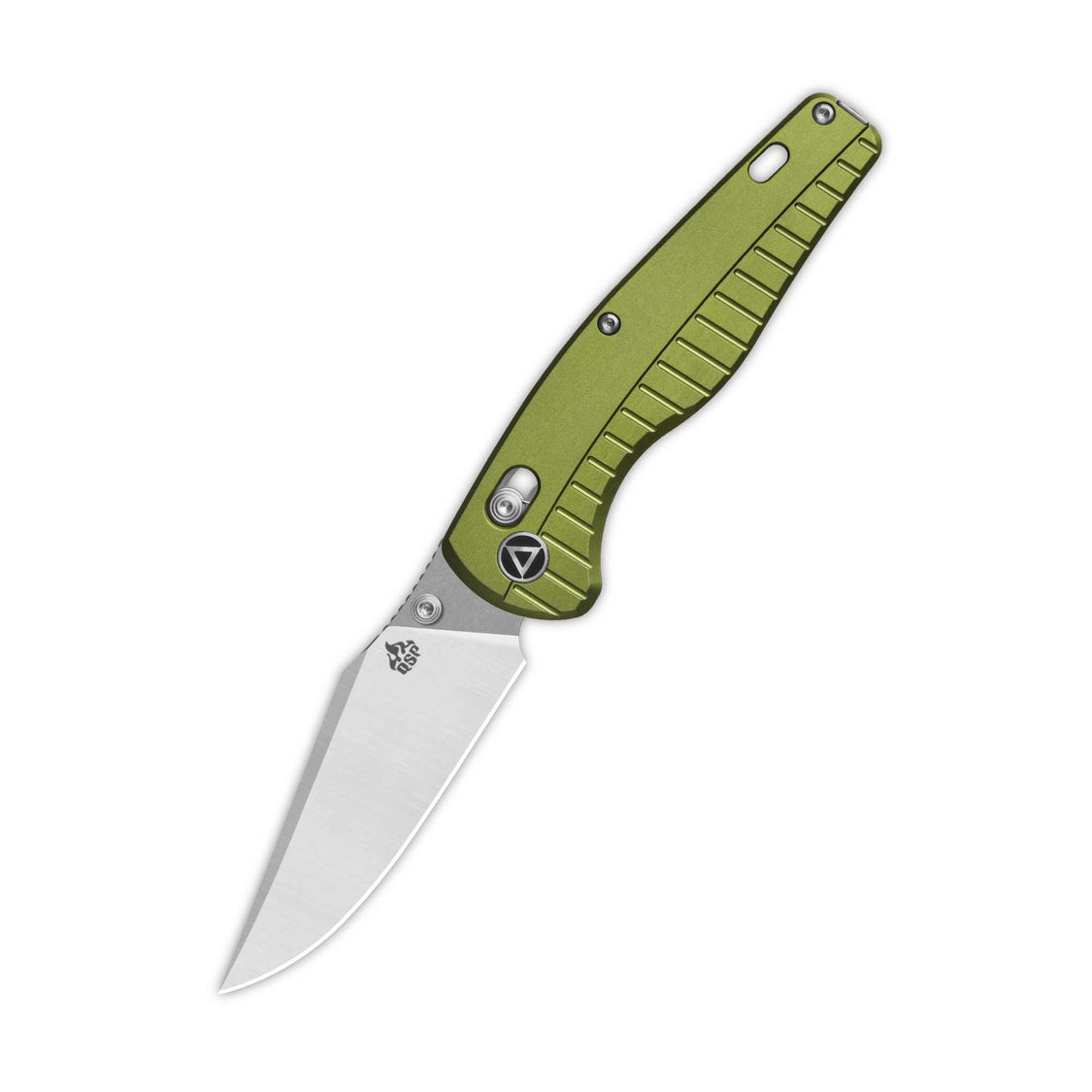 QSP Reptile QS165-B1 14C28N Blade Champ OD Green Aluminium Handle Glyde Lock Pocket Knife