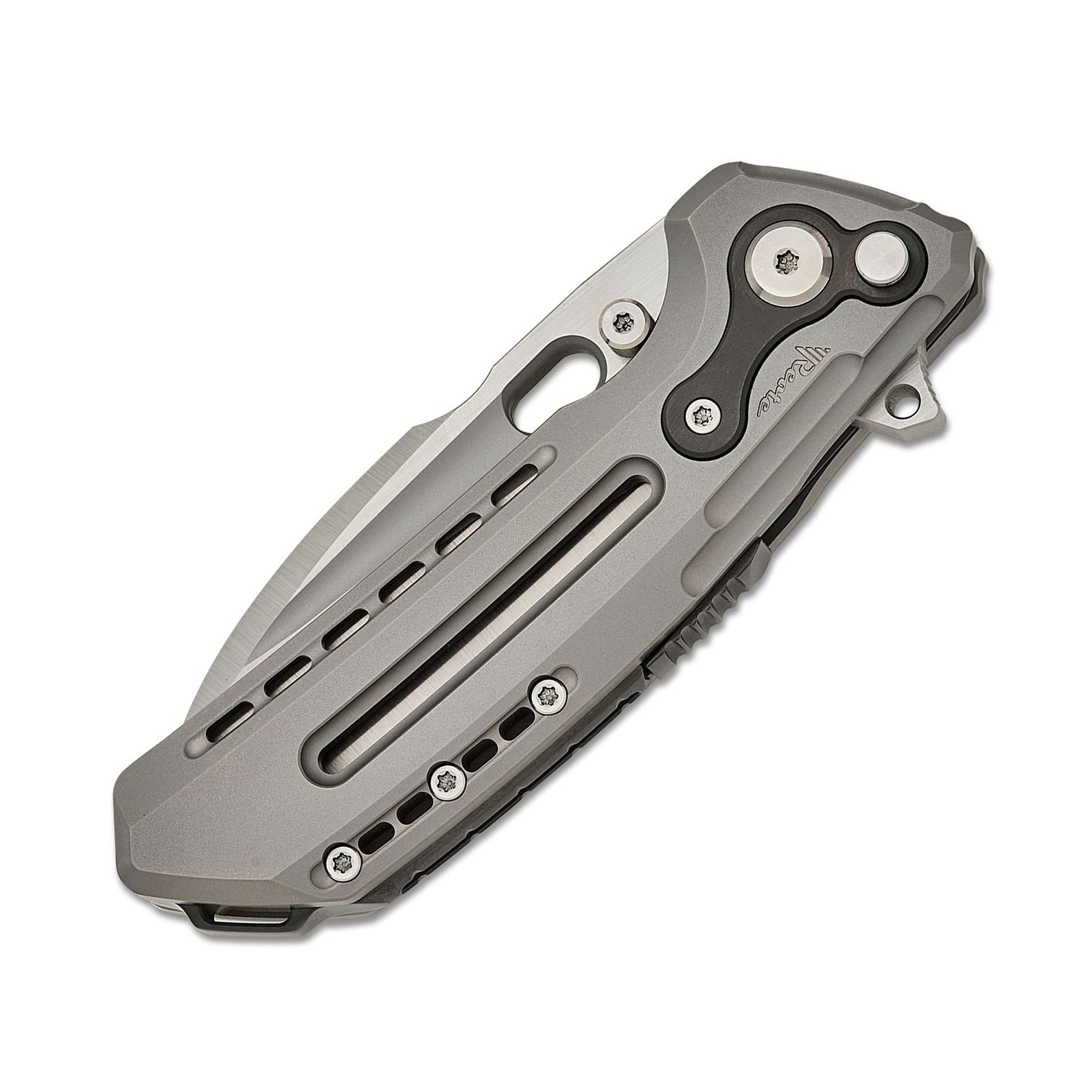 Reate Knives T6000 M390 Blade Titanium Handle Button Frame Lock Flipper Knife
