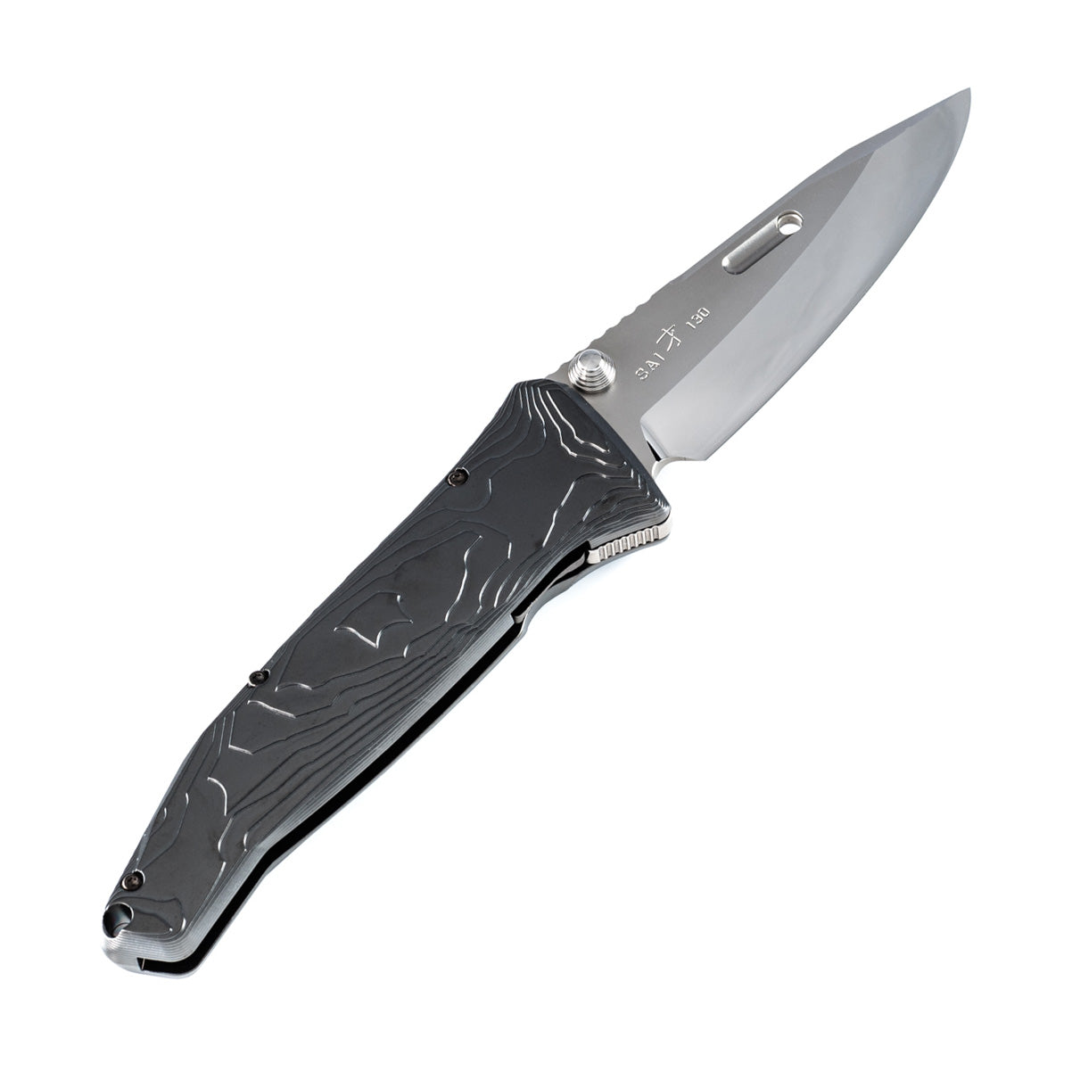 Rockstead SAI-ZDP (BK) Premium ZDP189 BLade Titanium Handle Mirror Finish Folding Knife