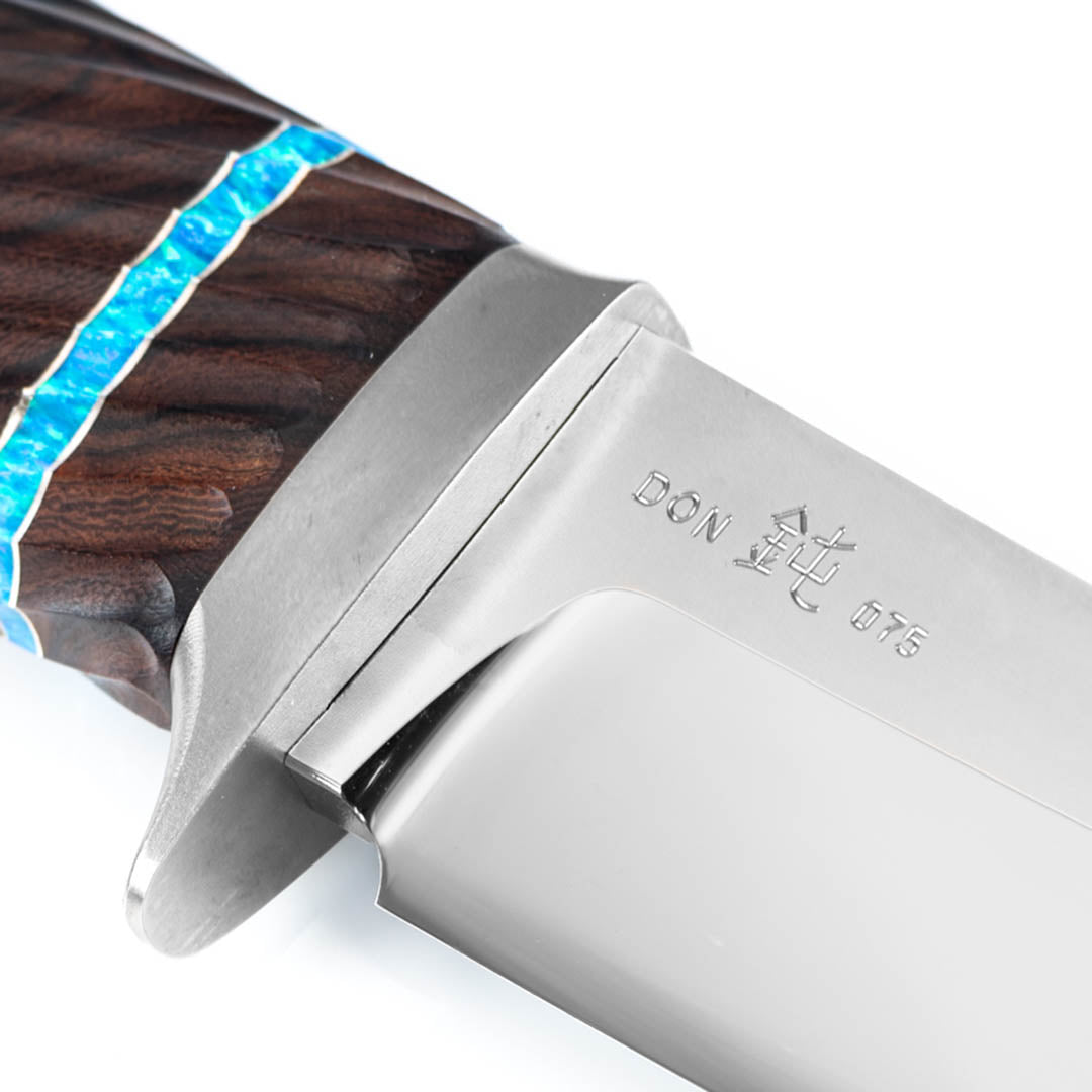 Rockstead Fixed Knives DON-ZDP ZDP189 Blade Titanium Ironwood Handle