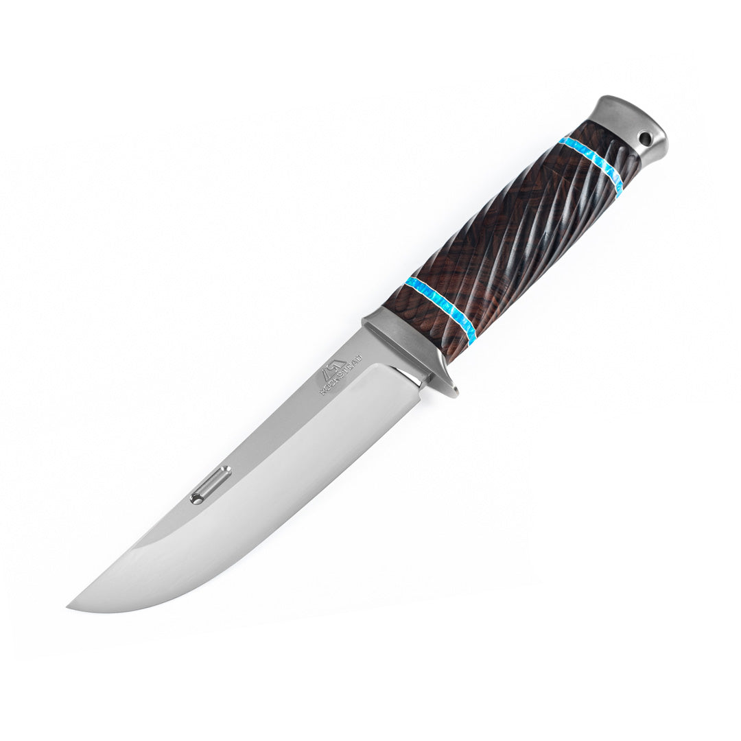 Rockstead Fixed Knives DON-ZDP ZDP189 Blade Titanium Ironwood Handle
