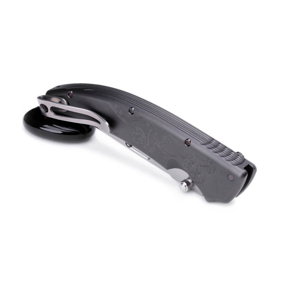 Rockstead Folding Knife SHU-CB-ZDP (UME) ZDP-189 Blade Titanium Handle Knives Collect Button Lock