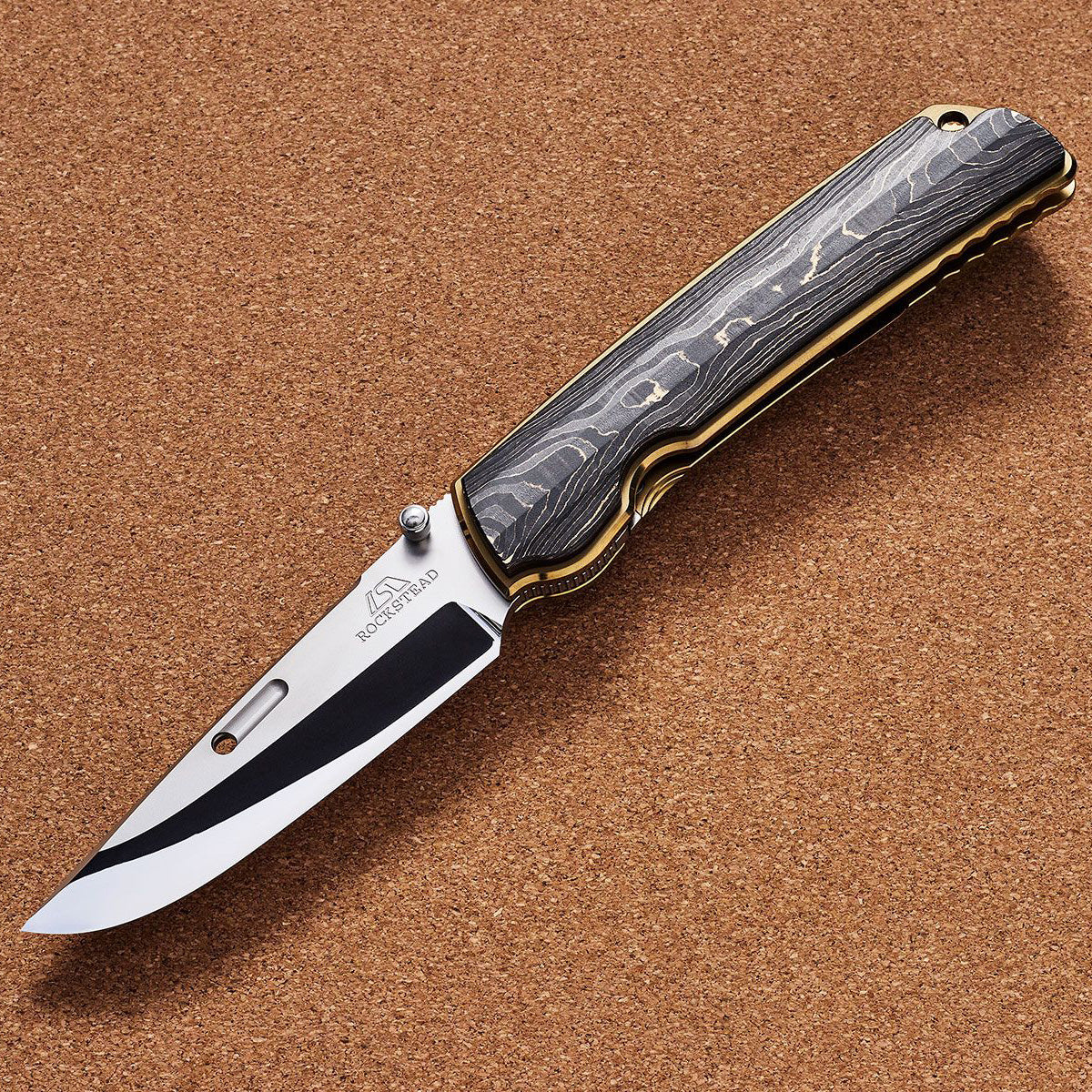 Rockstead HIGO Ⅱ X-FCF-ZDP (CG) ZDP-189 Blade Titanium with carbon fiber Liner Lock