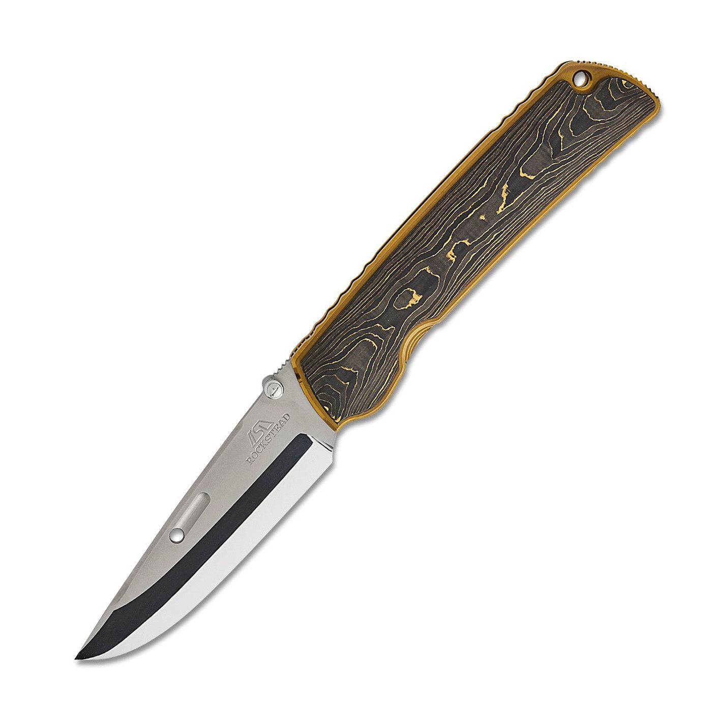 Rockstead HIGO Ⅱ X-FCF-ZDP (CG) ZDP-189 Blade Titanium with carbon fiber Liner Lock