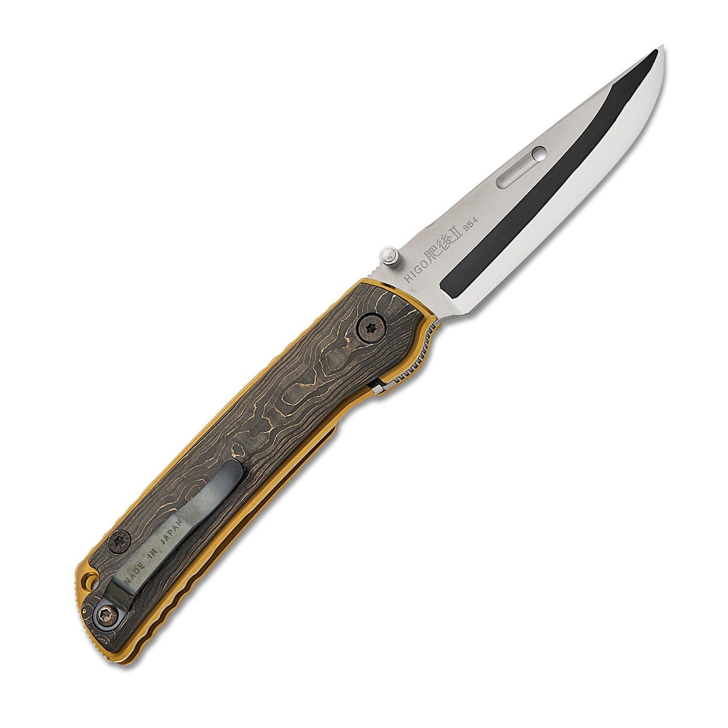 Rockstead HIGO Ⅱ X-FCF-ZDP (CG) ZDP-189 Blade Titanium with carbon fiber Liner Lock