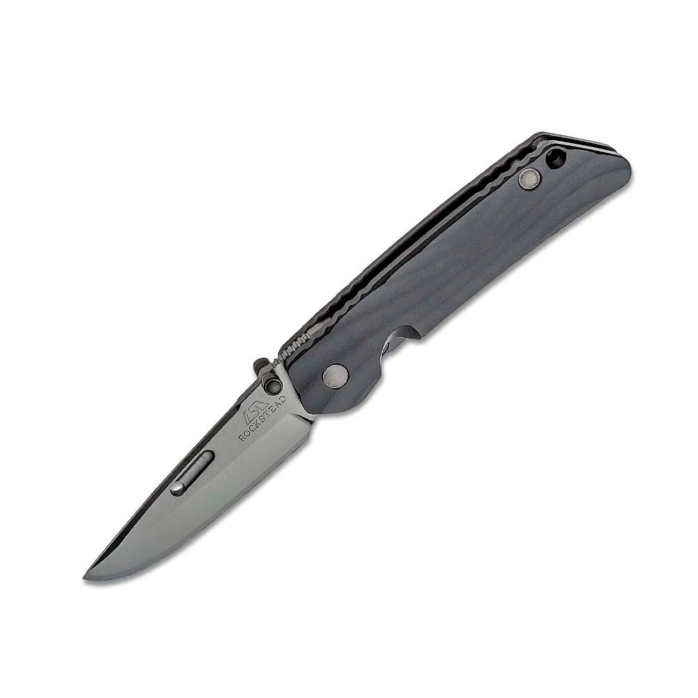 Rockstead 折叠刀 HIZEN-DLC YXR7 刀片 铝制手柄 刀具收藏