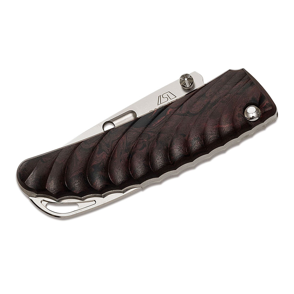 Rockstead Folding Knife NEHAN-ZDP(ER) ZDP-189 Blade Titanium Handle Knives Collect Button Lock