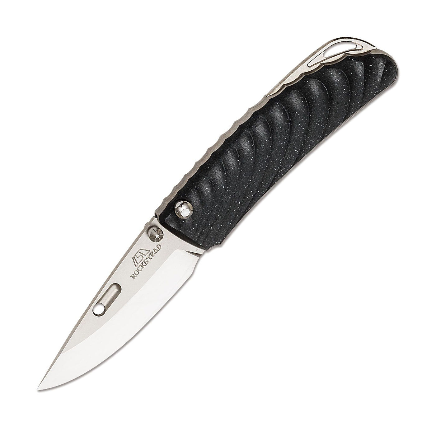 Rockstead Folding Knife NEHAN-ZDP(MB) ZDP-189 Blade Titanium Handle Knives Collect Button Lock