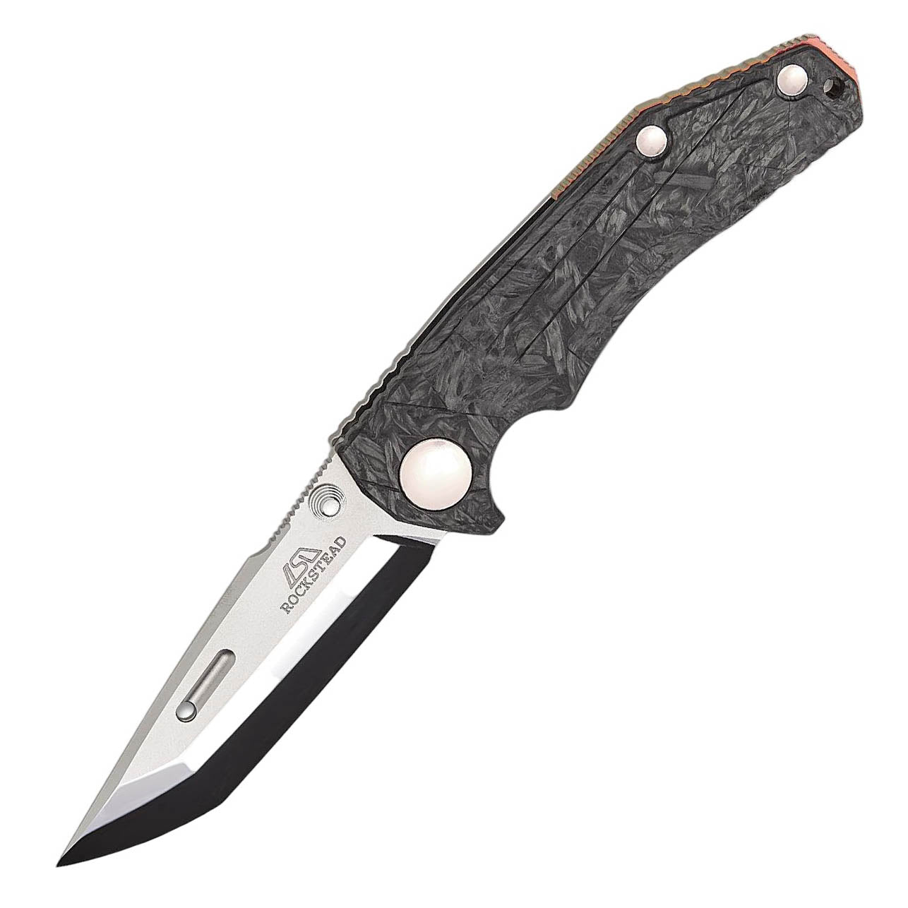 Rockstead REN-ZDP (DMB) ZDP189 clad by VG10 Blade Carbon(front)/Titanium(back) Handle