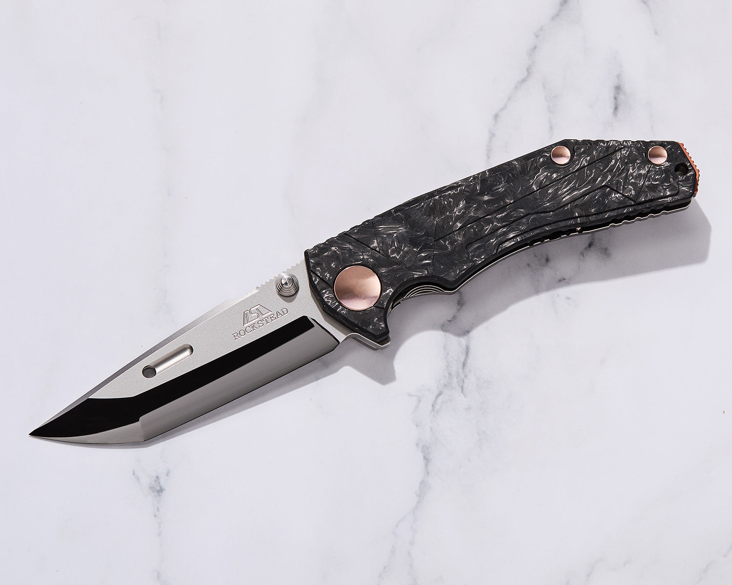Rockstead REN-ZDP (DMB) Premium Japanese Folding Knife with Tanto Convex ZDP189 Blade