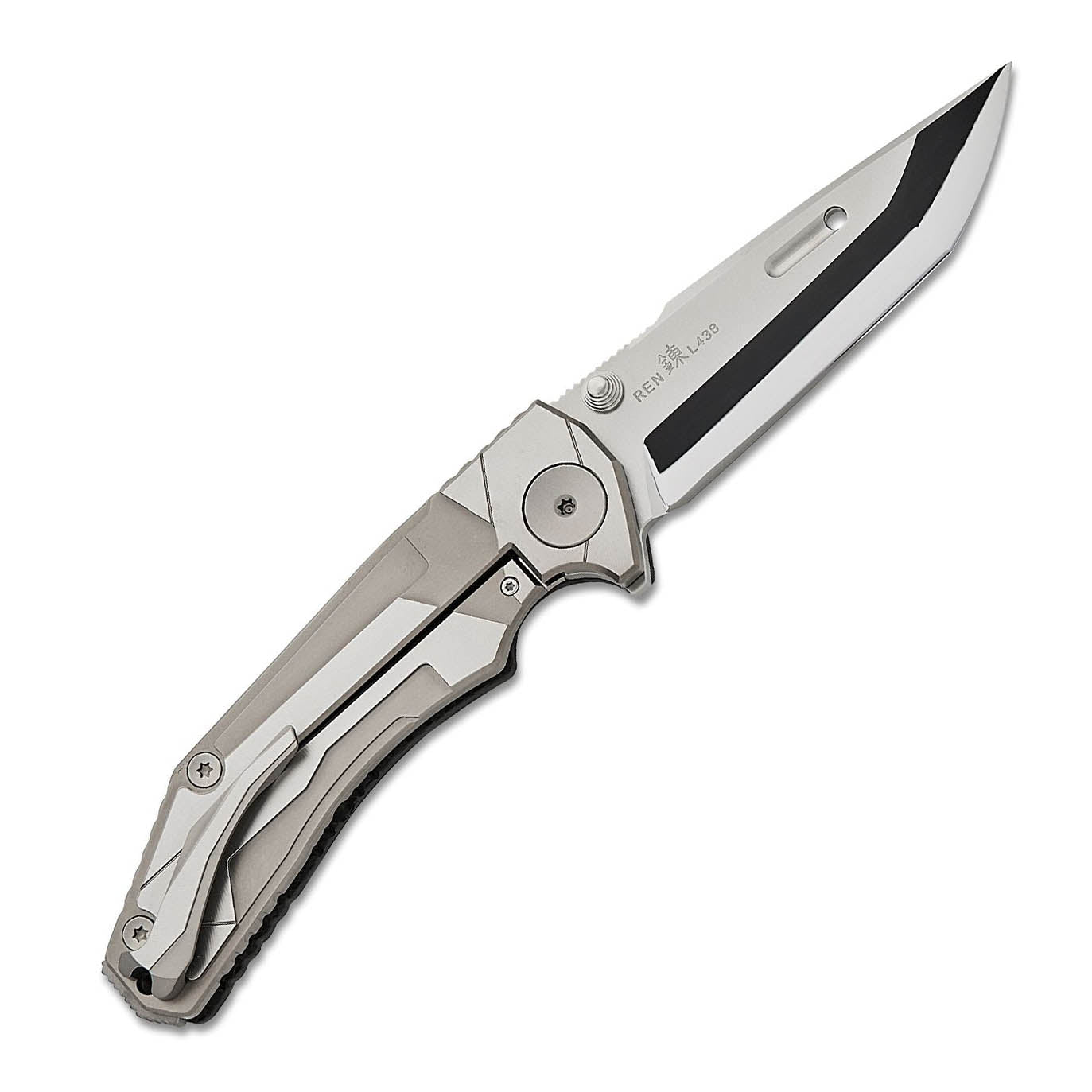 Rockstead REN-ZDP Premium Japanese Folding Knife with Tanto Convex ZDP189 Blade
