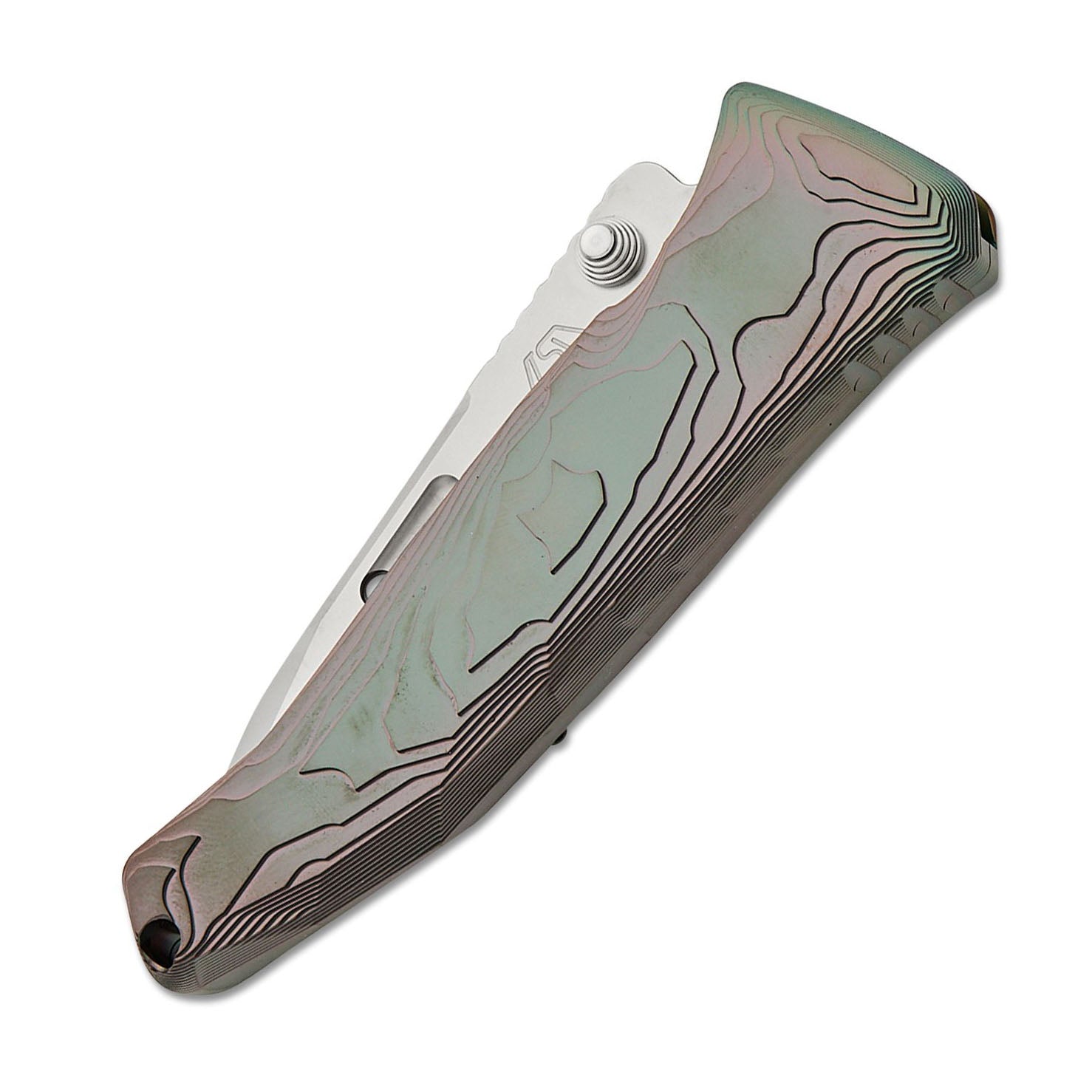 Rockstead SAI T-ZDP (DP) Zdp189 Blade Titanium Handle Honzukuri Mirror Polished Japanese Folding Knife