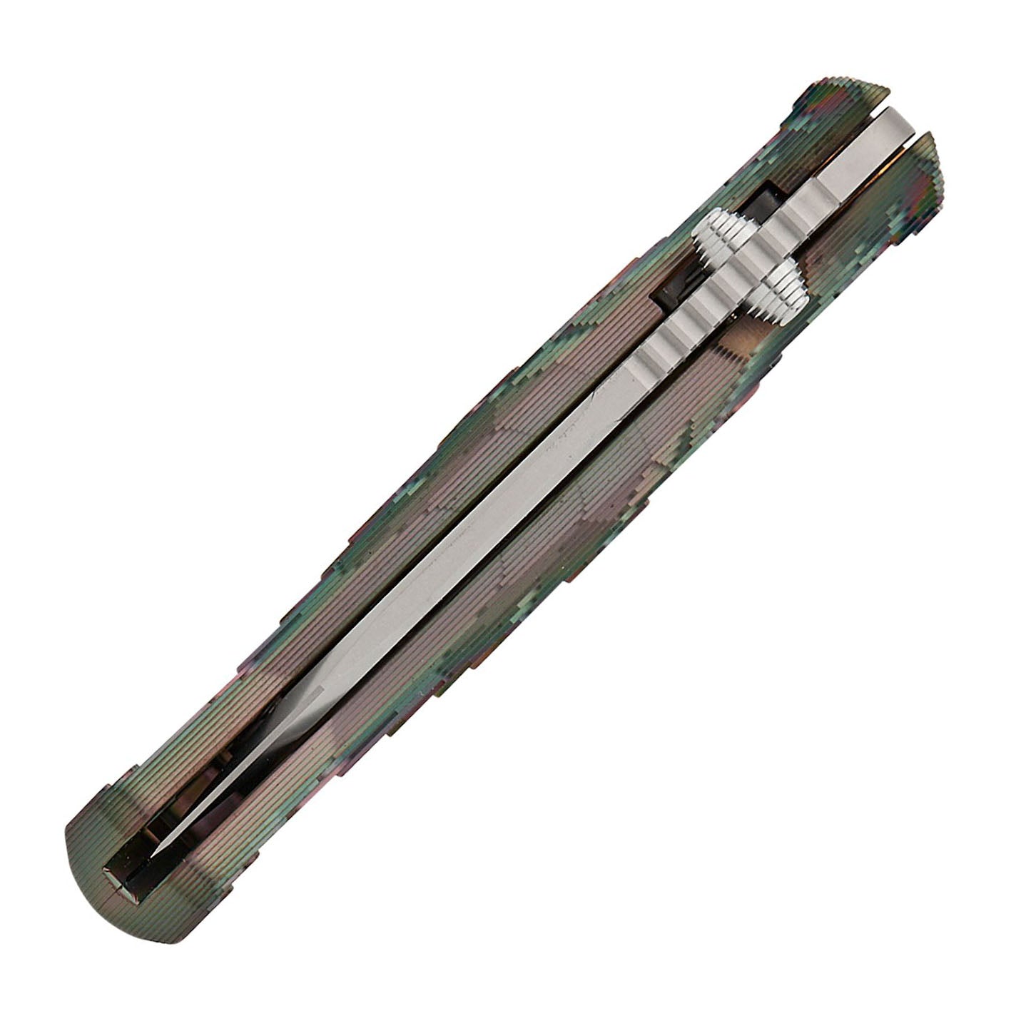 Rockstead SAI T-ZDP (DP) Zdp189 Blade Titanium Handle Honzukuri Mirror Polished Japanese Folding Knife