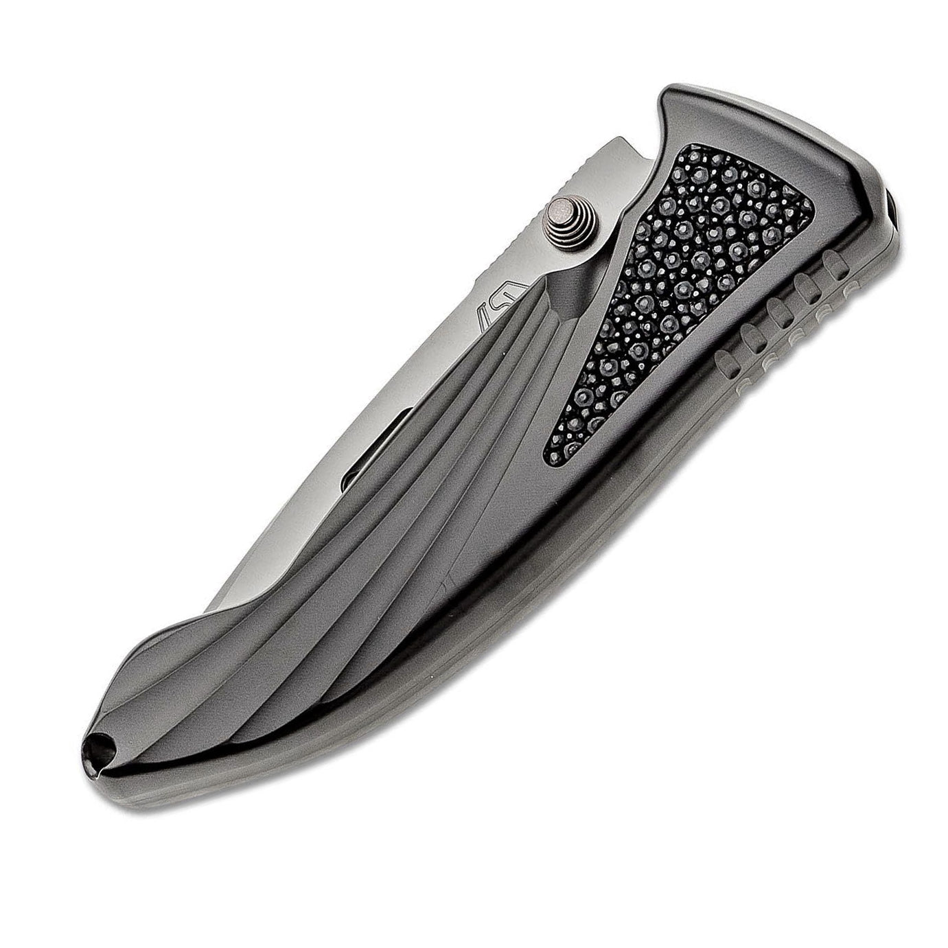 Rockstead 折叠刀 SHIN-DLC YXR7 刀片 铝制手柄 衬锁