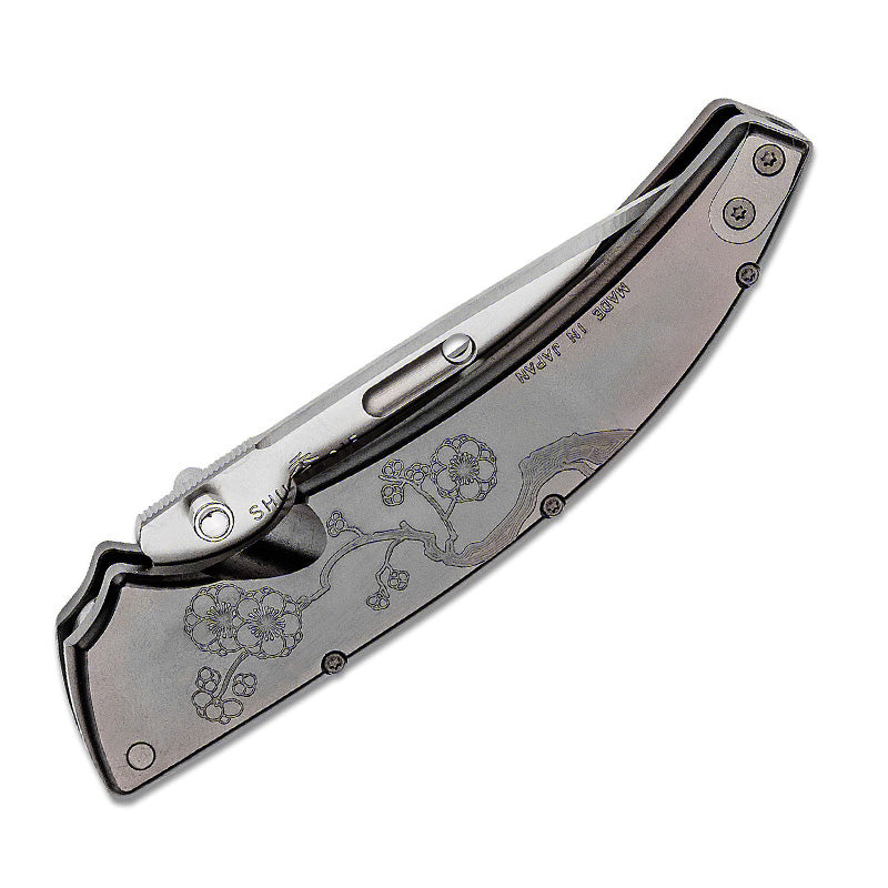 Rockstead Folding Knife SHU-C-ZDP (DP) ZDP-189 Blade Titanium Handle Knives Collect Button Lock