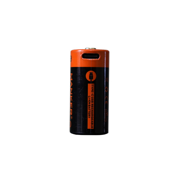 Manker Battery Type-C USB 1100 mAh 18350 battery