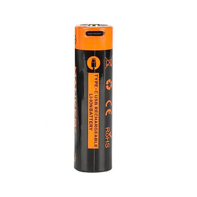 Manker Battery Type C USB 3000 mAh 18650 battery