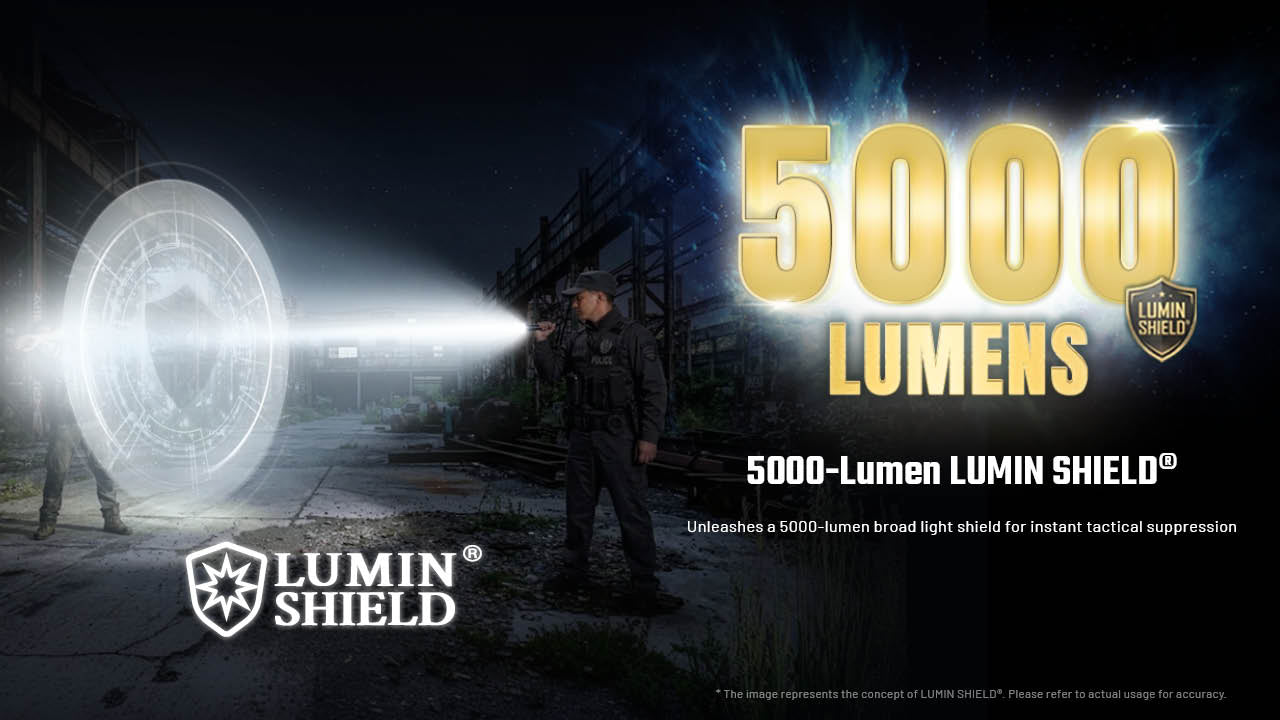 Nitecore P17iX Compact 5000 Lumen Tactical Flashlight with Customizable Controls EDC Tools