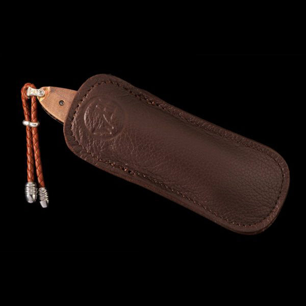 William Henry B10 BURL Copper Wave Damascus Blade Wave Mokume With Handle Button Lock Pocket Knife