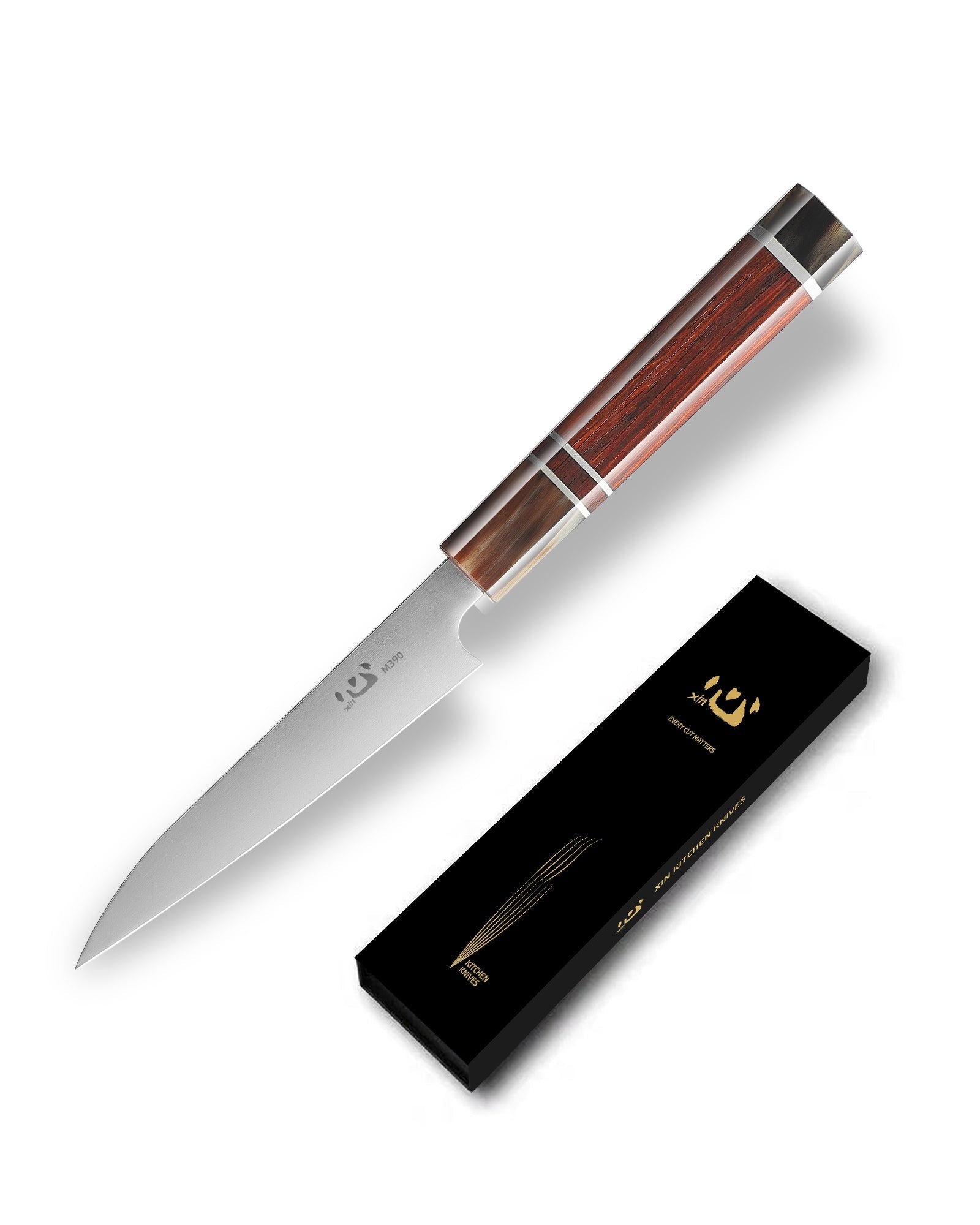 Xin Cutlery XinCraft XC109 M390 Blade Rosewood Handle Utility Chef Knife