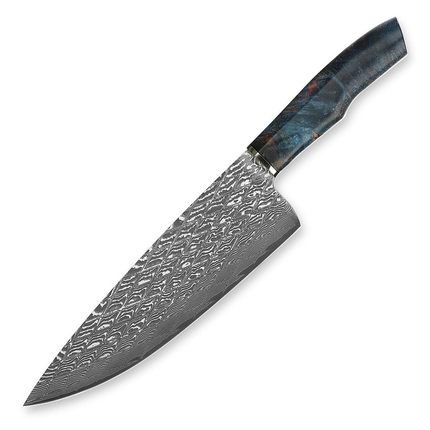 Xin Cutlery XinCraft XC131 Damascus Blade Maple Burl Wood Handle Chef Knife
