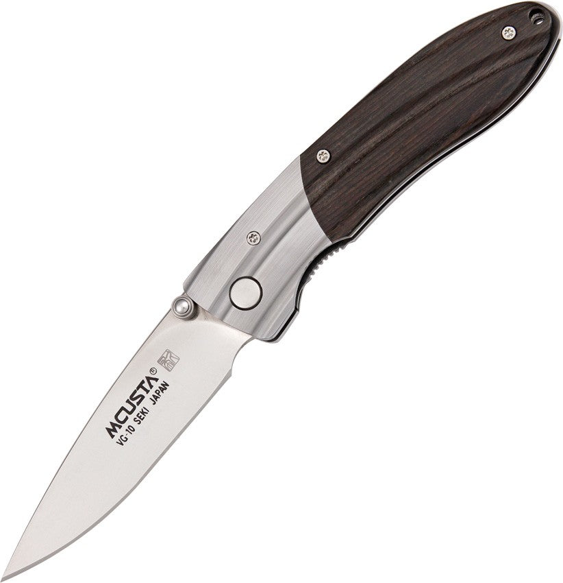 Mcusta Knife Shinra MC-0142 VG-10 Blade Stainless Steel Wood Handle Folding Knives Edc Knife