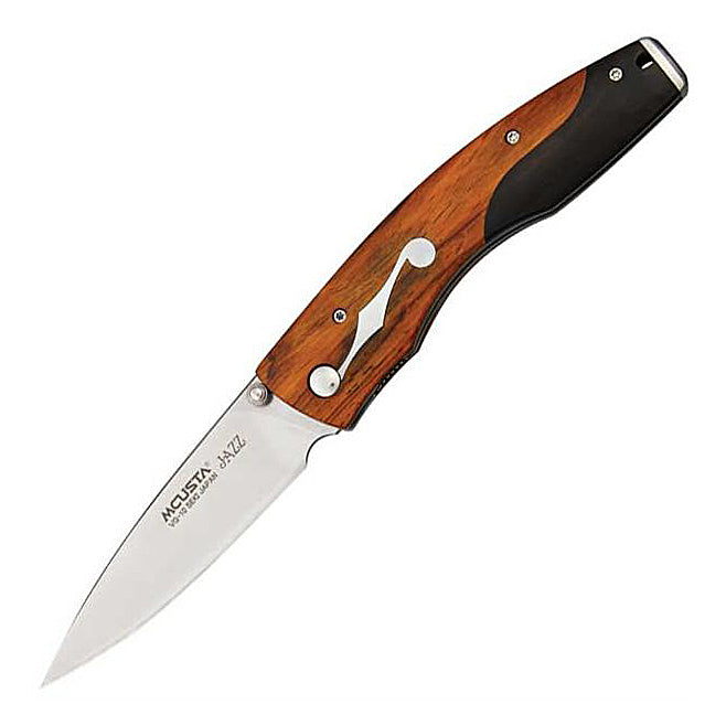 Mcusta Jazz MC-0171 VG10 Blade Wood Handle Liner Lock Knife Edc Folding Knife