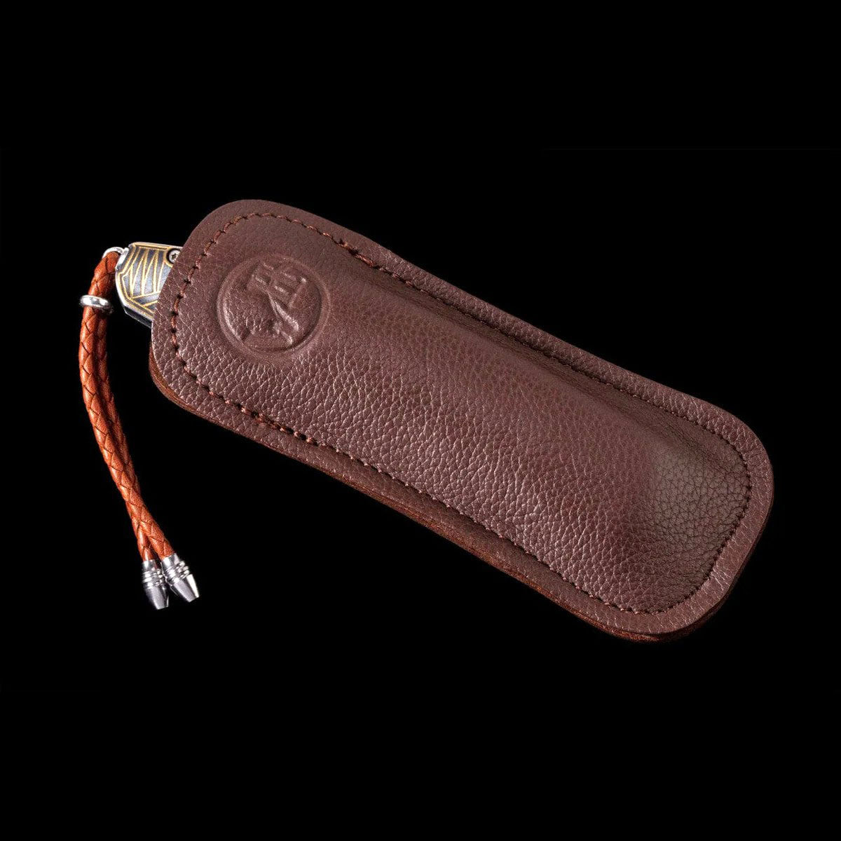 William henry B12 GRASSLAND 24K Gold Koftgari Pocket Knife Button Lock Knives