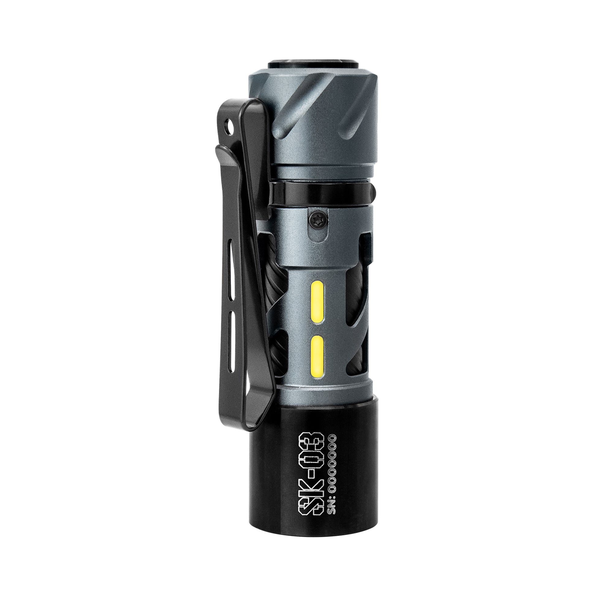LOOP GEAR SK03 Aluminum Grey LED Flashlight 1000Lumens 120 Meters