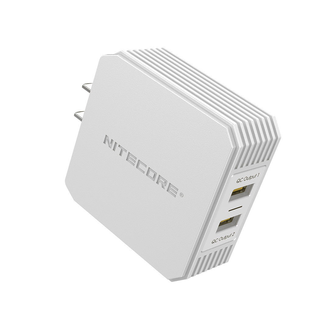 NITECORE UA42Q 2-Port QC USB 2.0 & 3.0 Power Adapter
